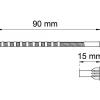 SKRUV M NIPPEL 4-90-8 SVART M5X90MM 2ST
