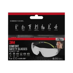 SKYDDSGLASÖGON SF400C SECUREFIT 400 TRANSPARENTA