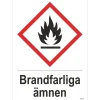 SKYLTBRANDFARLIGA ÄMNEN PLAST 210X297MM