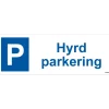 SKYLTHYRD PARKERING ALUMINIUM 297X105MM