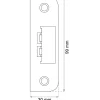 SLUTBLECK 6510 GULDEPOXY 99X30MM