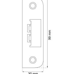 SLUTBLECK 6510 GULDEPOXY 99X30MM