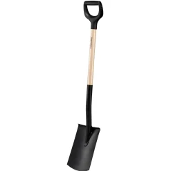 SPADE SOLID HALVRUND TRÄ
