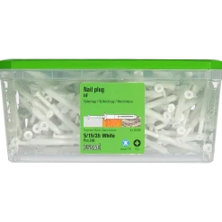 SPIKPLUGG HF MED FÖRSÄNKT KRAGE VITLACKAD 5X35 200ST