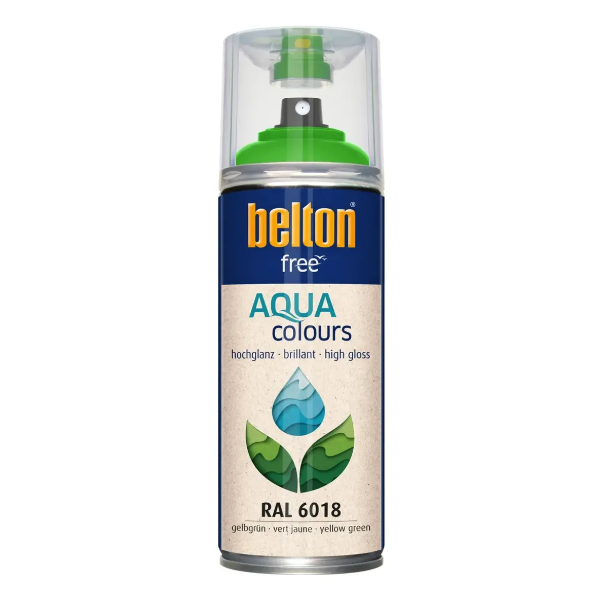 SPRAYFÄRGFREE RAL6018 GULGRÖN BLANK