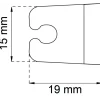STÅNGHÅLLARE 1512-5 VIT 2ST