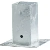 STOLPFÄSTE MED PLATTA2X73X73X150MM