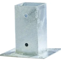 STOLPFÄSTE MED PLATTA 2X76X76X150MM