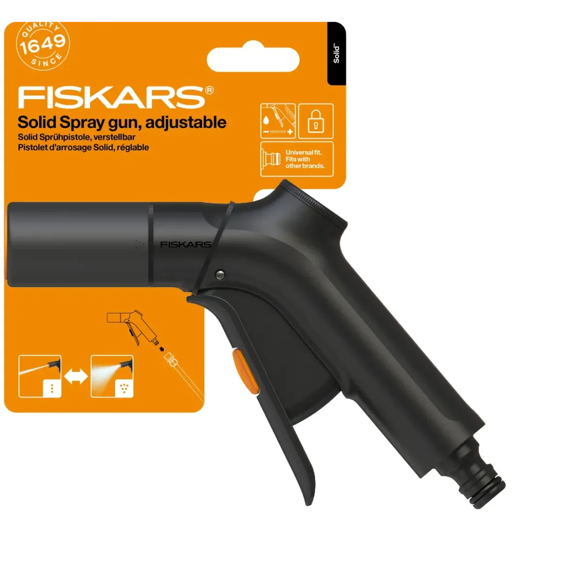 STRÅLPISTOL SOLID JUSTERBAR