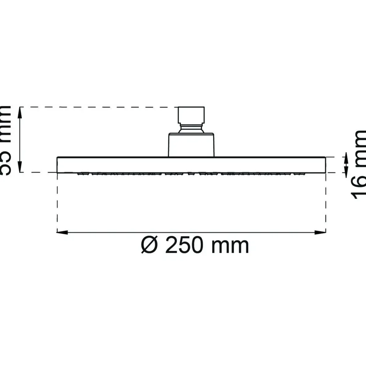 TAKDUSCH JASMIN KROM D250MM