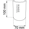 TANDBORSTMUGG NATURE SVART D70X100MM