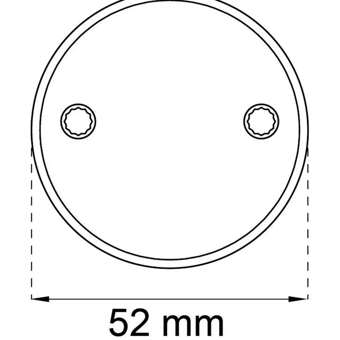 TÄCKBRICKA 4265 SVART