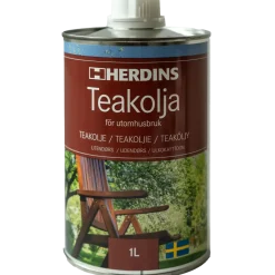 TEAKOLJA UTOMHUS 1L