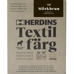 TEXTILFÄRG FLYTANDE MÖRKBRUN