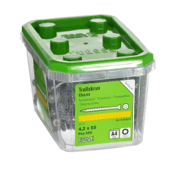 TRALLSKRUV CLASSIC ROSTFRI A4 SYRAFAST TX20 4,2X55 250ST