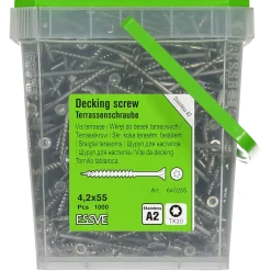 TRALLSKRUV CLASSIC ROSTFRI A2 TX20 4,2X55 1000ST