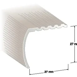 TRAPPNOS PLATINA 29X29MM 200CM