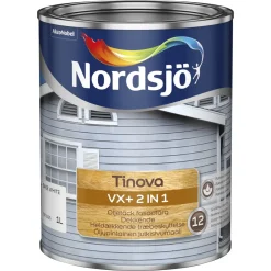 TRÄFASADFÄRG TINOVA VX+ 2 IN 1 BWUTOMHUS 1L