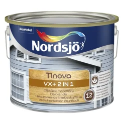 TRÄFASADFÄRG TINOVA VX+ 2 IN 1 BWUTOMHUS 10L