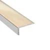 TRÖSKELLIST VITKALKAD EK 25X12MM 200CM