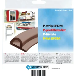 TÄTLIST P EPDM BRUN 9MM 5,5MMX6M