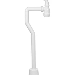 VATTENLÅSSATS S-BÖJ VIT 32X40MM ABS SB