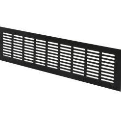 ÖVERLUFTSGALLER SVART 600X100
