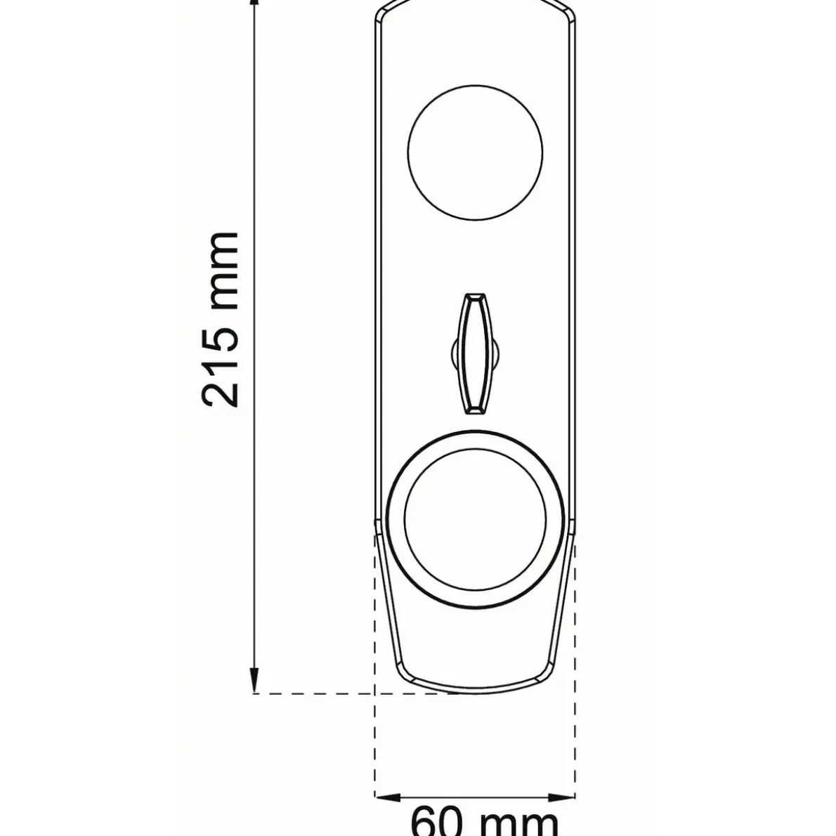VREDSKYLT RF 215X60MM