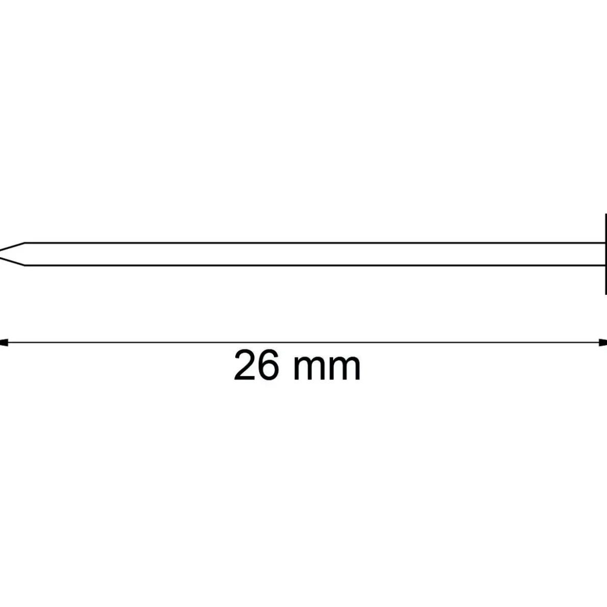 X-KROK NÅL 695 26MM 10ST